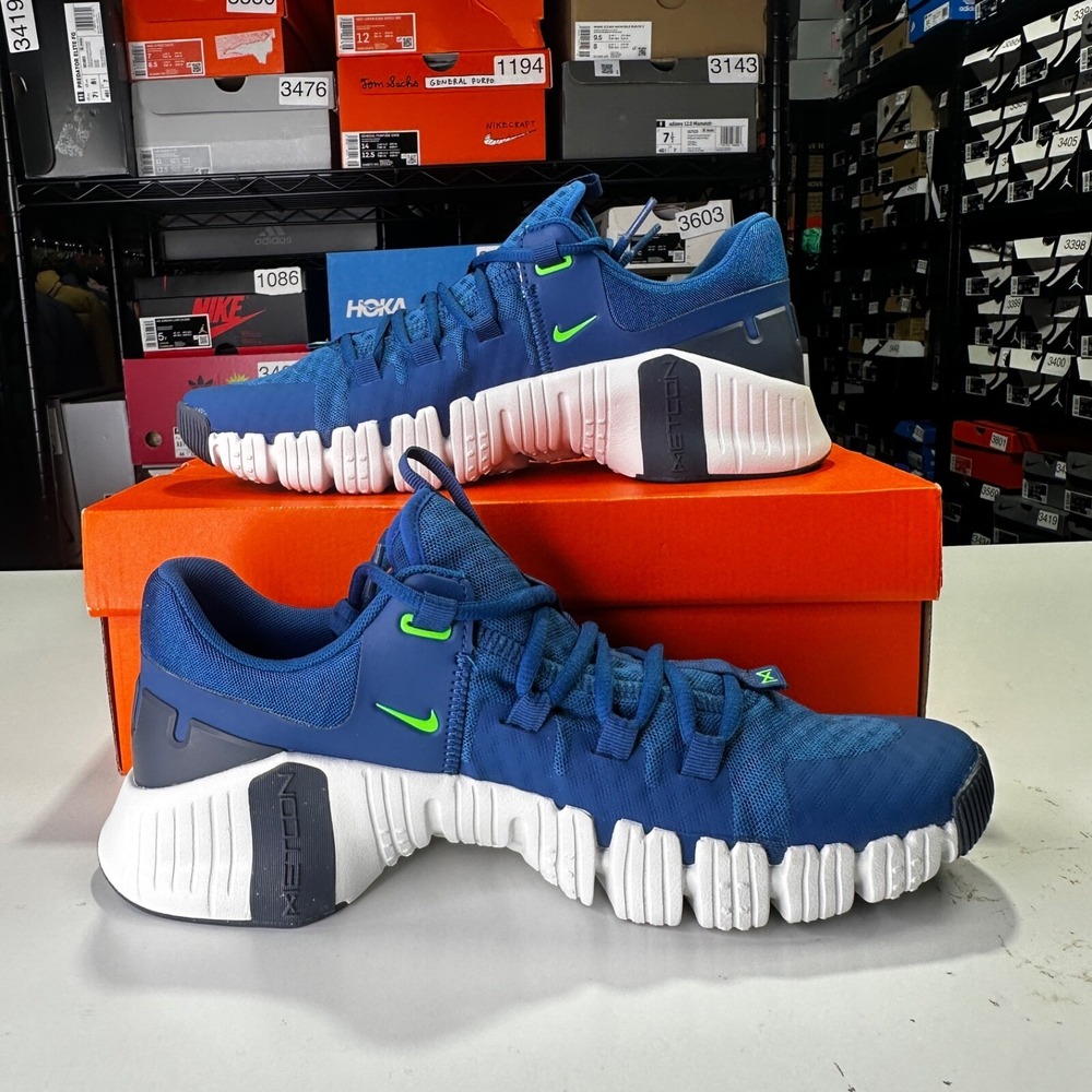 Nike Free Metcon 5 Athletic Shoes Court Blue DV3949-401 Men's Size 9.5 NEW - Picture 3 of 5